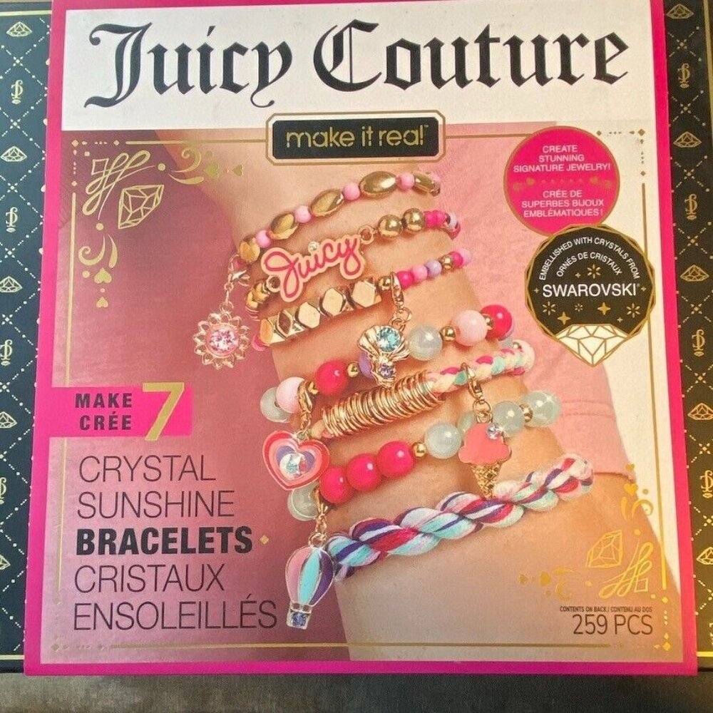 Juicy Couture Make it Real Crystal Sunshine BraceletKit SWAROVSKI 259Pc